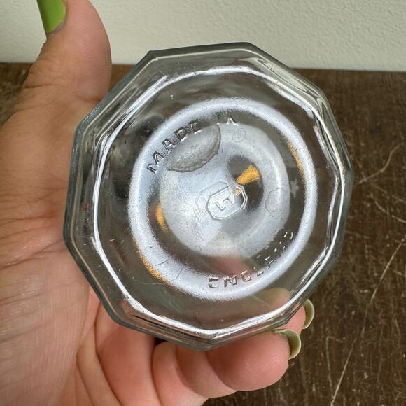 Wood Brothers England Clear Glass Jar Liberty Eagle SINGLE salt pepper‎ shaker - Picture 3 of 11